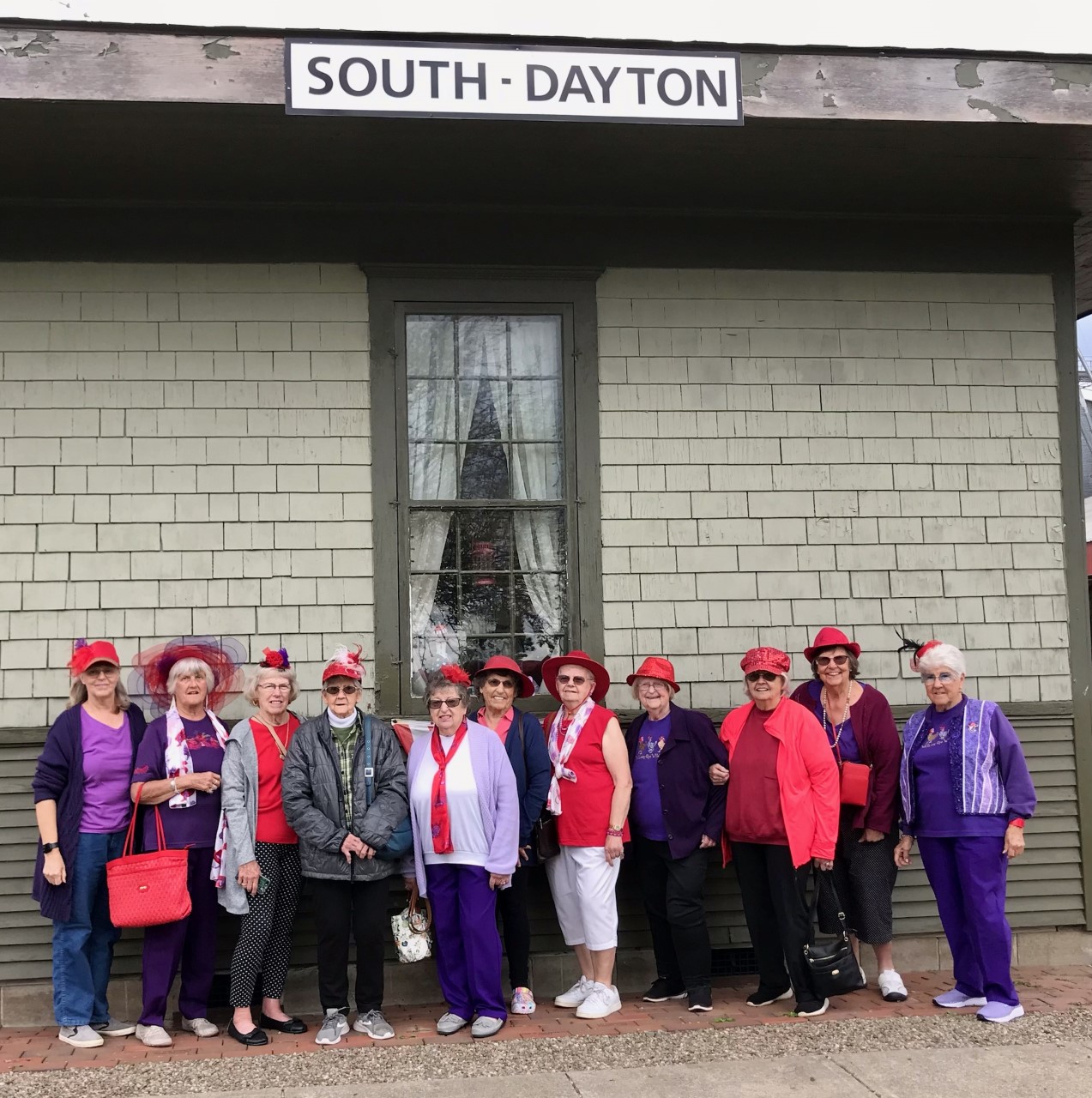 Red Hat Ladies tour historic Depot Museum News, Sports, Jobs